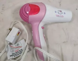 Secador de pelo Hello Kitty rosa 1875 vatios HP55K Sanrio 2000 probado funciona - Imagen 1 de 9