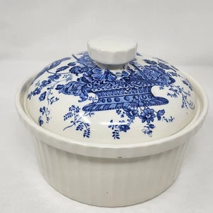 Cazuela Crown Devon England con tapa vintage - Imagen 1 de 9