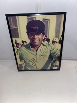 Foto autografiada enmarcada de Lee Trevino 8 x 10 certificado de autenticidad JSA Foto 1 de 4