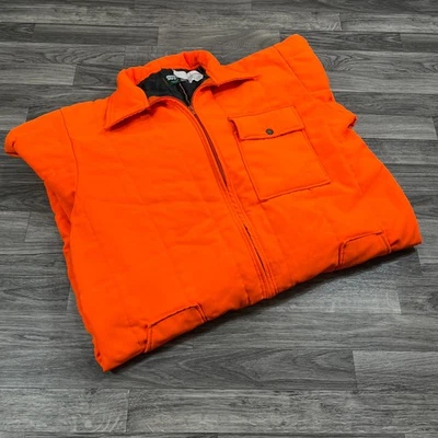 SAFTBAK Traje de Nieve de Caza Naranja Brillante Forrado Bolsillos con Cremallera Completa Para Hombre Talla XL Foto 1 de 4