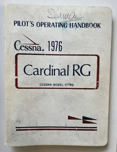 Cessna Cardinal 177RG 1976 Pilots Operating Handbook - Picture 1 of 7