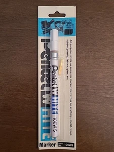 NOS Pentel White Marker, 100WS, Japan - Picture 1 of 2