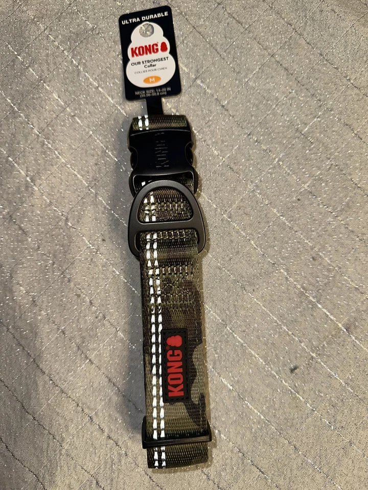 KONG - CAMO - Max Heavy Dog Collar MEDIUM  14-20in. New Free Shipping  - Image 1 of 1