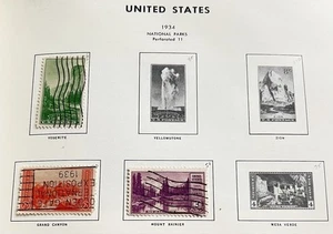 B165 U.S 1934 Vintage Postage Stamps - Picture 1 of 2