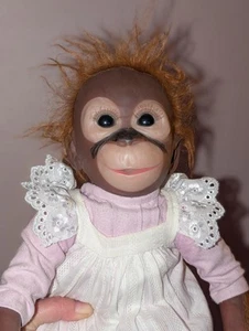 πAdorable lifelike Baby chimpanzee monkey doll, such a little cutie ππ - Picture 1 of 10