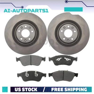 Juego de rotores de freno delanteros + pastillas de freno para Audi A6 Quattro 2009 2010 2011 Foto 1 de 4