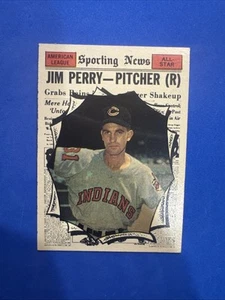1961 Topps Jim Perry All Star #584 Cleveland Indians - Picture 1 of 2
