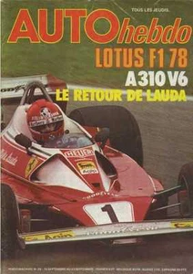 AUTO HEBDO n°29 16/09/1976 GP ITALIE A310 TRIUMPH TR7 - Foto 1 di 1