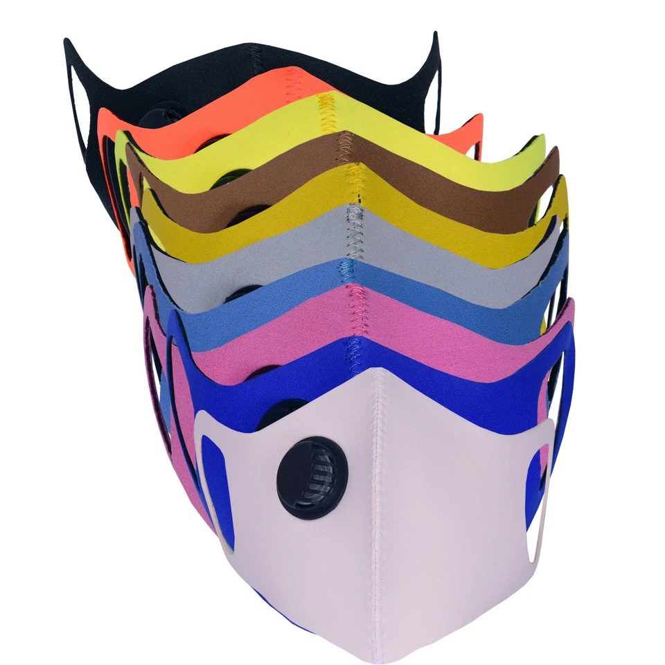 Maschera Lavabili Stampato Riutilizzabile Bocca Traspirante Neoprene Aria Sfiato - Immagine 1 di 1