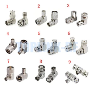 1x BNC Male Female to TNC FME N BNC UHF PL259 SO239 Male Female RA Coax Adapter - Picture 1 of 11