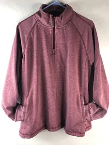 MARGARITAVILLE Herren M Quarter Zip rot weinrot Pullover sportlicher Sweater - Bild 1 von 6