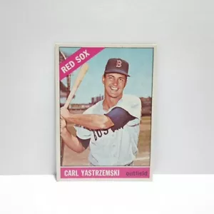 Carl Yastrzemski 1966 Topps #70 Boston Red Sox - Foto 1 di 4
