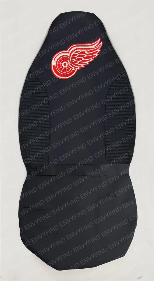 New NHL Detroit Red Wings 1pc Front High Back Car Truck Seat Cover with Mesh - Imagem 1 de 4