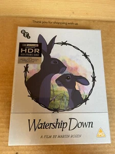 Watership Down - BFI Limited Edition - 4K UHD Blu Ray Region free NEW & SEALED - Picture 1 of 4