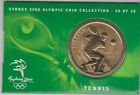 Coin Australia 2000 Olympic Games Sydney $5 prooflike Tennis in small folder