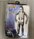Costume squelette Spirit Halloween enfant grand 12-14 costume masque gants EUC