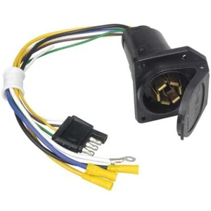 Trailer Light Wiring Adapter 7-Way Blade to 4-Pin Flat West Marine 7066087 - Picture 1 of 1