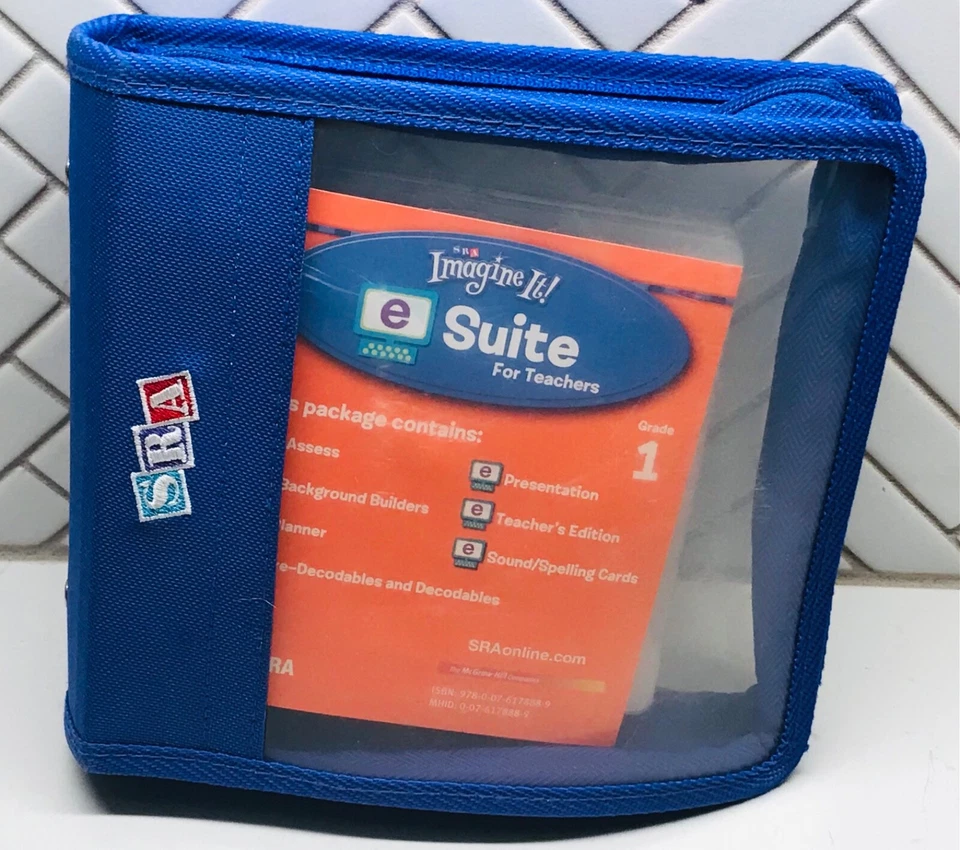 McGraw-Hill SRA Imagine It! e Suite for Teachers Grade 1 CD-ROM Set of 7 W/ Case - Image 1 of 4