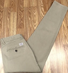 BEN SHERMAN SLIM FIT STRETCH COTTON/SPANDEX PANTS KHAKI Sz 30W x 32L - Picture 1 of 6