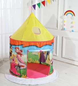 play tent for kids CHILDREN KIDS Castle TENT GIRLS Disney Princes PLAYHOUSE GIFT - Picture 1 of 6