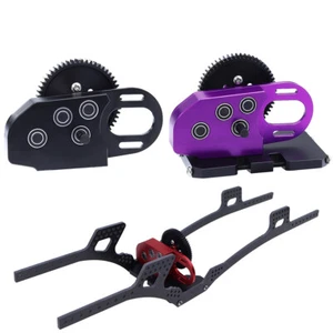 2Low CNC Gearbox+LCG Chassis Frame Rails For 1/10 LCG Axial SCX10 I II III Capra - Picture 1 of 30