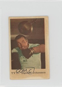 1962 Dutch Gum TV Stars Ingemar Johansson #TV27 f5h