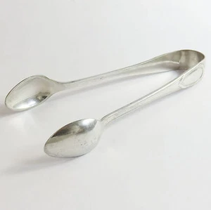Antique Wingfield Rowbotham & Co Silverplate Sugar Tongs Nips, Sheffield England - Picture 1 of 4