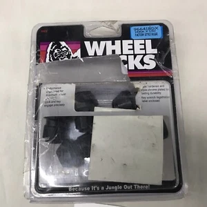 Gorilla Wheel Locks Black 14mm x 1.50 Factory Style Bulge Acorn 14x1.5 96641BDX - Picture 1 of 5