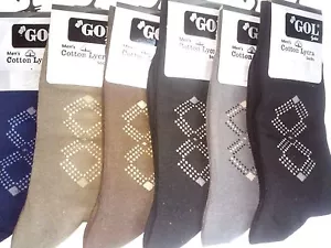 3 pairs Men Cotton Socks, Dress Casual Autumn Summer High Quality Socks gents - Picture 1 of 1
