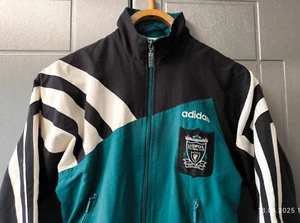 Vintage 1993-1995 Track Jacket Adidas Team Liverpool Rare Old Size For Boys  - Picture 1 of 23