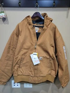 Carhartt Brown Heavyweight Loose Fit Quilted Jacket Size XXL 2XL - Picture 1 of 8
