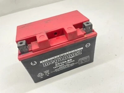 2007 Suzuki GSXR 750 Motorcycle Battery 12V Mega Boost 33610-14G11 Aftermarket - Image 1 of 2