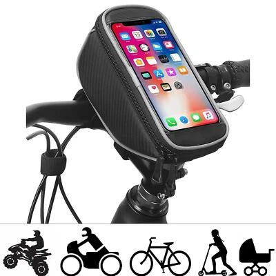 Supporto per Cellulare Impermeabile Bicicletta Moto Manubrio Scooter - Immagine 1 di 4