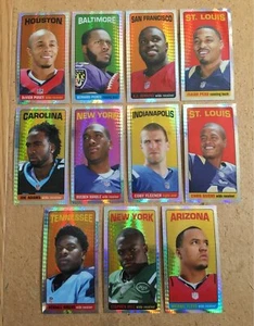 (11) 2012 Topps Chrome Prism Refractor RC sp /50 RAMS GIANTS JETS 49ers COLTS! + - Picture 1 of 2