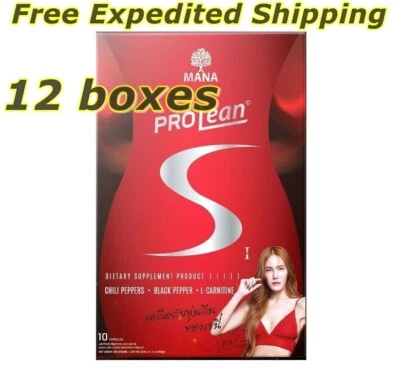 12 MANA Prolean S Dietary Supplement Excess Burn Weight Management 10 Capsules A - Image 1 of 4