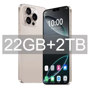 mobile cell phone smartphone new 22GB+2TB 6.8 inch I16 pro max screen 4G 5G 1 - Picture 1 of 20