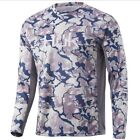 Size Large - Huk Icon X Camo Long Sleeve Performance Shirt Ocean Tally Cam