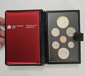 1980 Royal Canadian Mint Proof Set Double Dollar Polar Bear - Bild 1 von 8