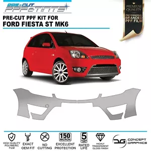 Película protectora de pintura protectora de piedra PPF para parachoques delantero para Ford Fiesta ST MK5 - Imagen 1 de 3