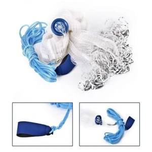 5/6/7/8/ FT Fishing Hand Cast Net Herring Bait Easy Throw Strong Nylon Mesh USA - Picture 1 of 5