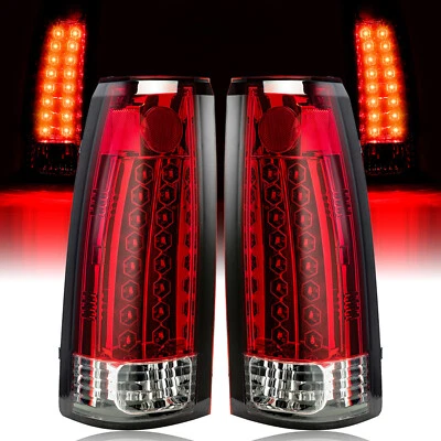 For Chevy Silverado Suburban Tahoe Yukon C/K 1988-1998 Pair LED Tail Lights - Image 1 of 4
