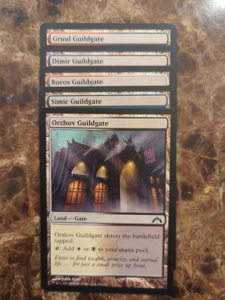 Guildgate Set Gatecrash NM-LP (5 total) MtG Magic Regular - Image 1 of 1