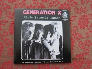 Generation X Todo Estas La Cosas Rare Outtakes Bill Idol Sex Pistols + Insert - Picture 1 of 5