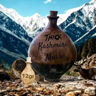 12ml Premium Pure Kashmiri Black Musk N.F.A Oil in Kuppi🥇FREE DHL Worlwide!🚚⚡ - image 1 of 4