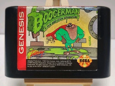 Boogerman: A Pick and Flick Adventure (Sega Genesis 1994) Cartridge Only Tested - Image 1 of 4