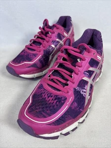 Asics Gel Kayano 22 lila pink fuchsia Laufschuhe Damen US-Größe 7,5 - Bild 1 von 13