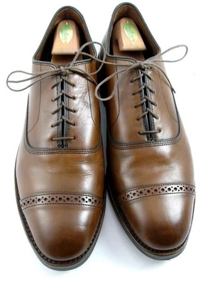 Allen Edmonds "Fifth Avenue" Puntera-Puntera Oxfords 12 E Chile Oscuro SUELAS DAINITA (618N) Foto 1 de 4