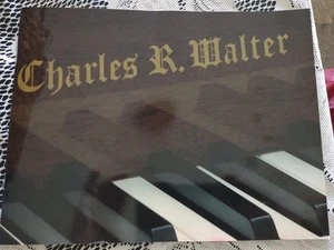 Charles Walter Piano Brochure Circa 1969 17 Pages. - Imagen 1 de 2