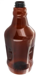 64 oz Amber Growler PET plastic - lid not included - Picture 1 of 8