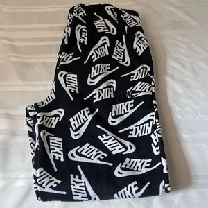 Nike Sportswear Black with White Nike Swoosh Boys Large Sweatpants Vietnam - Picture 1 of 13